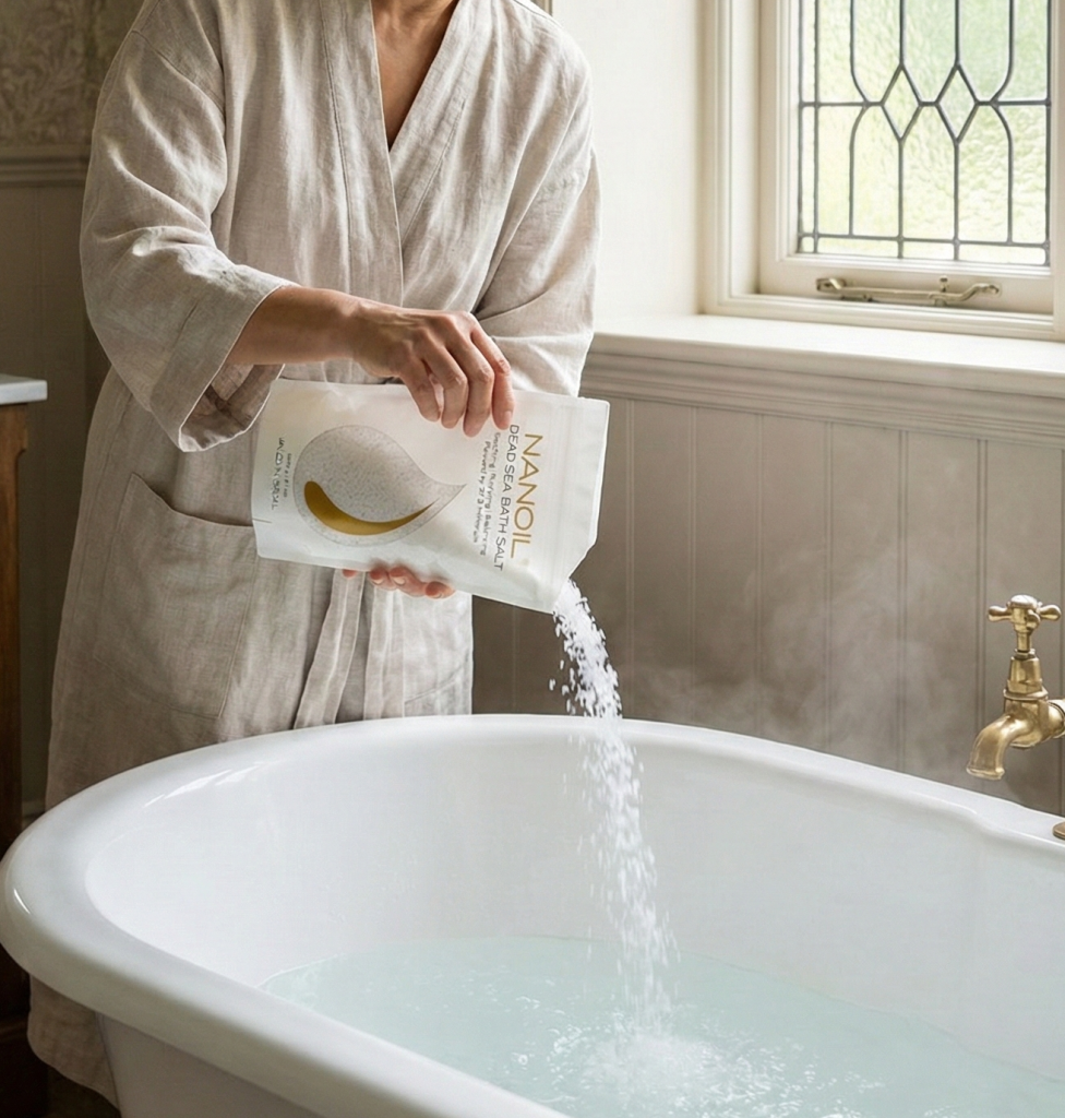 sól do kąpieli naturalna nanoil