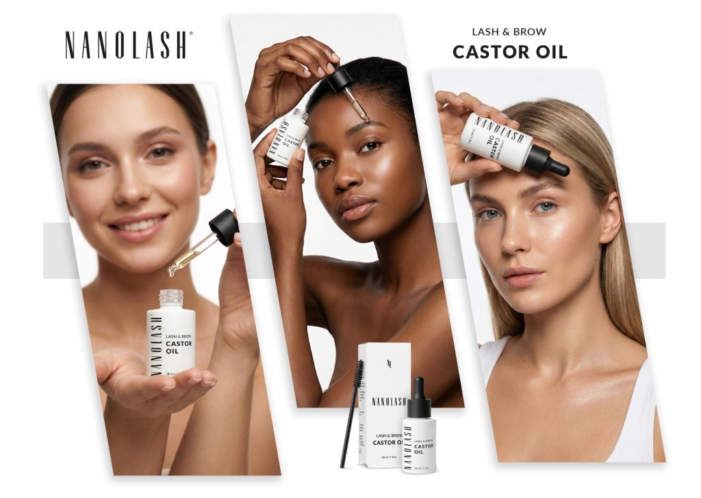 olej rycynowy na rzesy i brwi nanolash